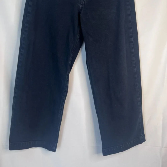 Banana Republic Premium Denim High Rise Wide Leg Crop Jeans Size 29 - Picture 7 of 11